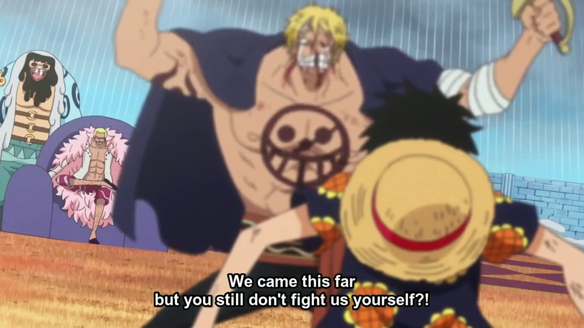 One Piece ワンピース Luffy Red Hawks Doflamingo Hd English Sub Video Dailymotion
