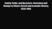 Family Fields and Ancestors: Constancy and Change in China's Social and Economic History 1550-1949