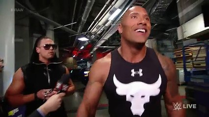 The Rock returns to Raw! : January 25, 2016 (World Music 720p)