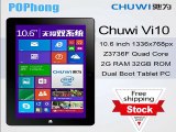 10.6 inch Chuwi Vi10 Windows 8.1 & Android 4.4 Tablet 32GB In tel Z3736F Quad Core 2GB RAM 8000mAh-in Tablet PCs from Computer