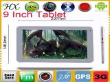 Hot !9 inch Tablet PC 3G Phablet Dual SIM MTK8382 Android 4.4 1GB 8GB Quad Core Cam Flash Light GPS Phone Call WIFI Tablets-in Tablet PCs from Computer