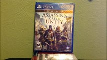 Assassins Creed Unity Limited Edition PS4 Unboxing