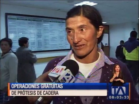 Operaciones gratuitas de prótesis de cadera