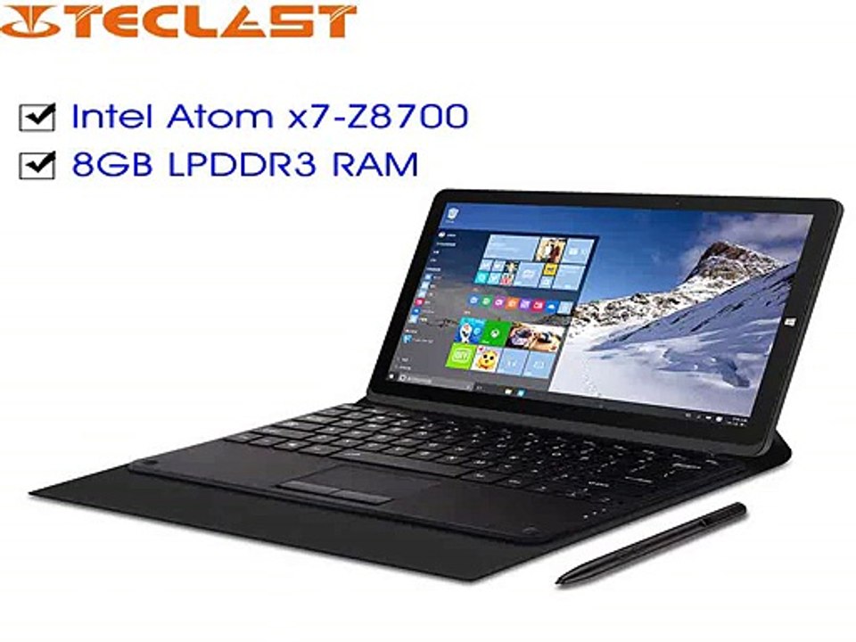11.6'-'- Teclast X16 Power tablet pc Windows10+Android 5.1 Intel Cherry Trail Z8700 Quad Core 1920*1080 8GB LPDDR3 64GB eMMC-in Tablet PCs from Computer
