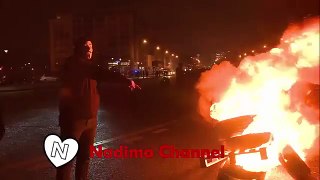 Chauffeurs de taxis à Paris Affrontement avec la police (Anti-Uber)!