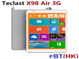 Teclast X98 Air 3G Dual Boot 9.7 Inch 2GB RAM 64GB ROM Android 5.0  Win10 Retina Z3735F Quad Core WCDMA phone call tablet pc-in Tablet PCs from Computer