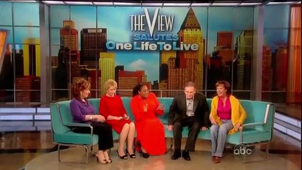 The View January 13 2012, One Life to Live Tribute with guest co-host Erika Slezak