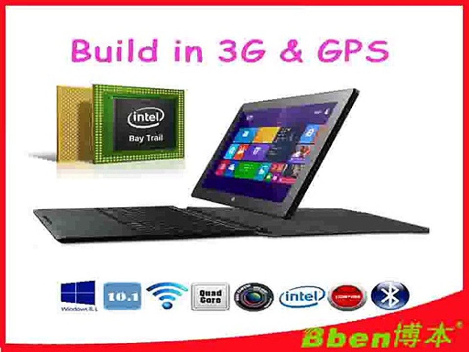 Free shipping ! Bben T10 10.1inch quad core intel cpu business laptop windows 8.1 tablet pc 2GB Ram 32GB/64GB ROM-in Tablet PCs from Computer