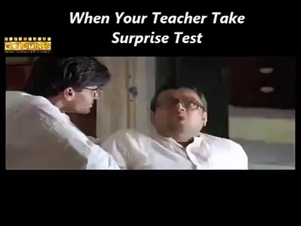 Lol!When Teacher Take Surprise Test
