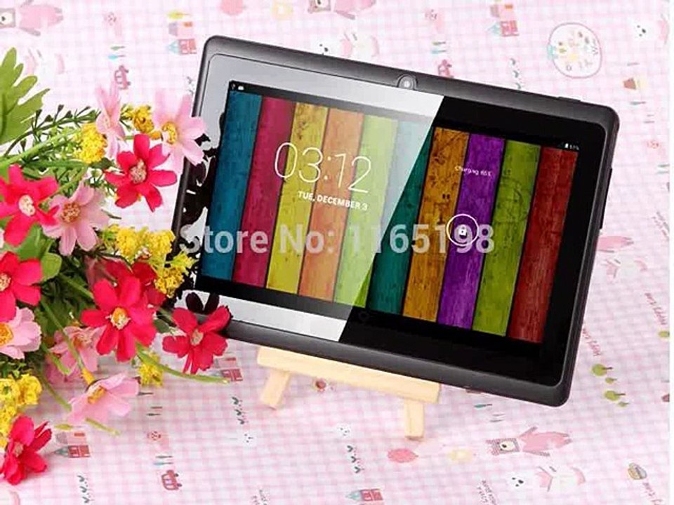 New!!! 7Android 4.4 Q88  Pro Allwinner A23 Dual Core Big loud speaker Dual Camera Bluetooth WIFI 4G Android Tablet PC-in Tablet PCs from Computer