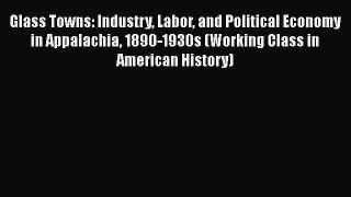 Glass Towns: Industry Labor and Political Economy in Appalachia 1890-1930s (Working Class in