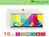 DHL Free Shipping WCDMA 3G Phone Call tablet pc 10 inch MTK6572 Dual Core 1.2Ghz 3G Tablet bluetooth Dual Camera Tablet with SIM-in Tablet PCs from Computer