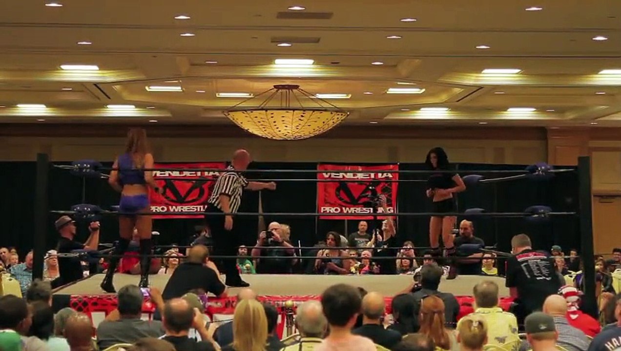 CHEERLEADER MELISSA VS SHELLY MARTINEZ 04-15-13