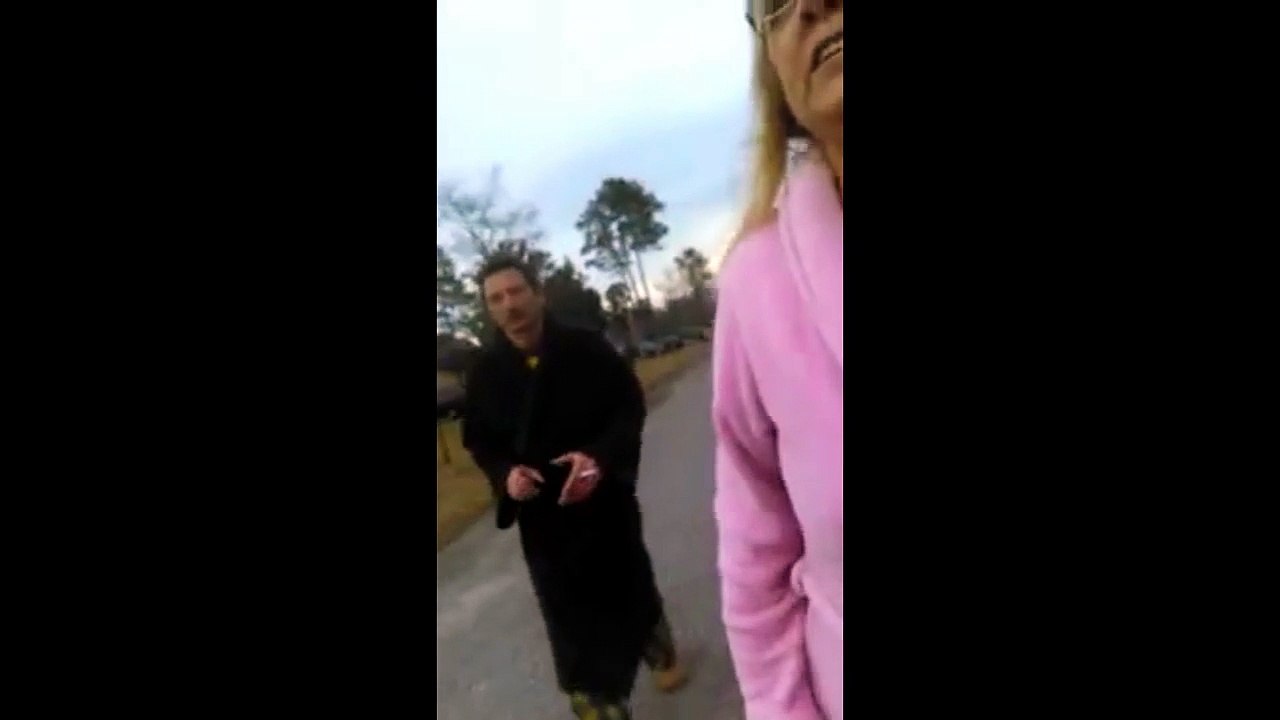 Crazy Lady Attacks Kid