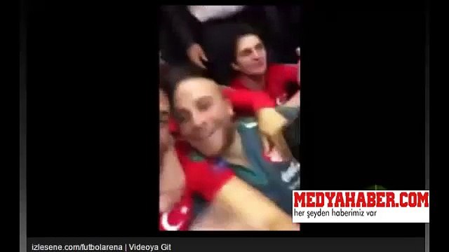 A Milli Takım Soyunma Odası sevinç