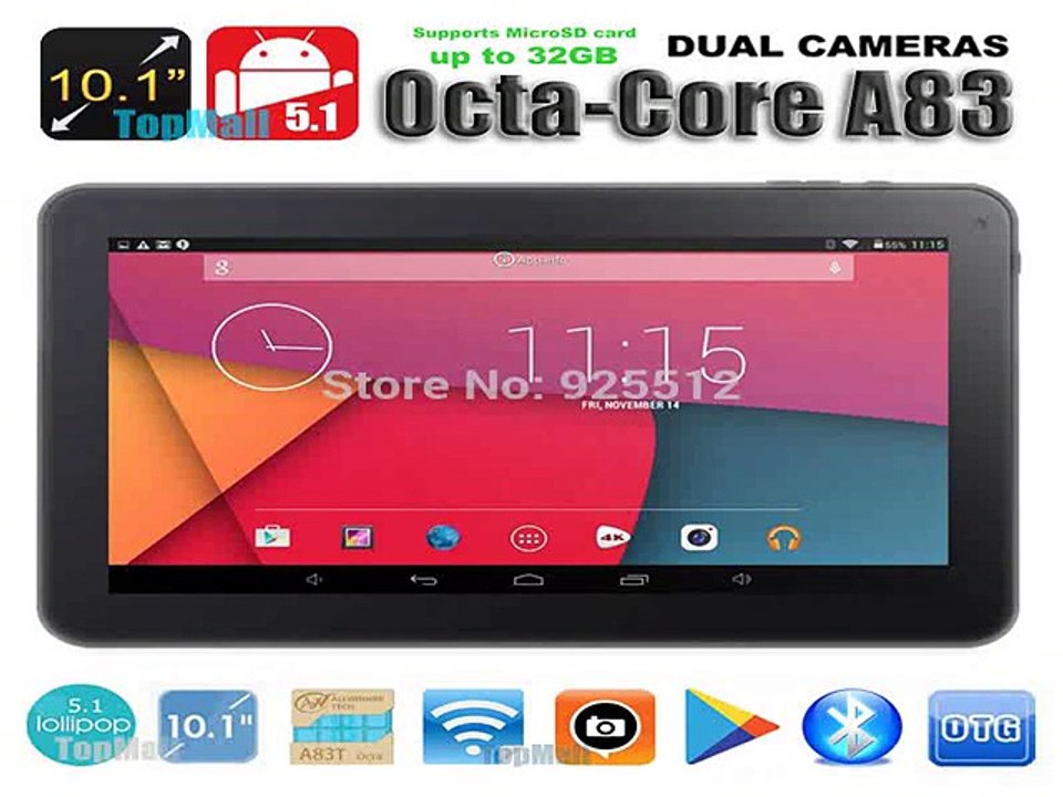 New Launched 10 inch Tablet PC Octa Core Dual Cameras HDMI Wifi RAM 2GB ROM 32GB Allwinner A83T Android 5.1 Tablet 10 +Gifts-in Tablet PCs from Computer
