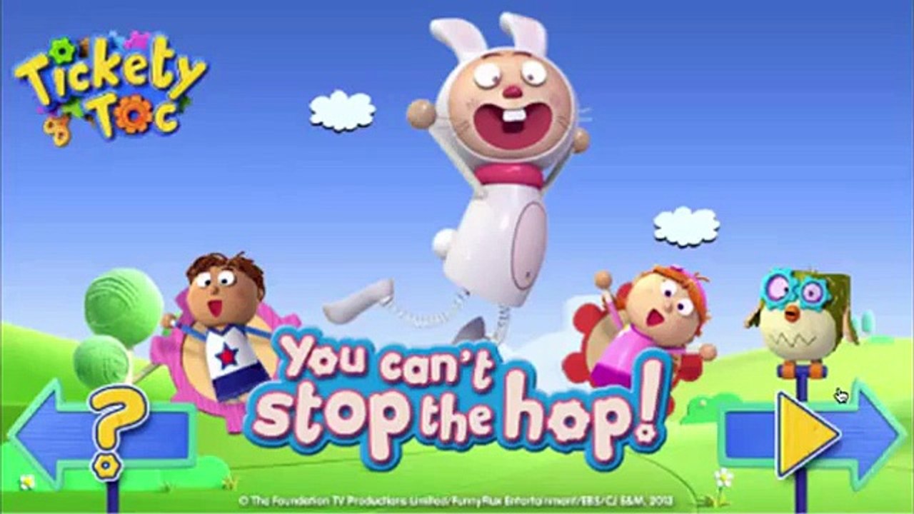 Tickety Toc - Full Episode English Cartoon Games - Bubble Trouble - You cant stop the Hop!