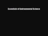 [PDF Download] Essentials of Environmental Science [PDF] Online