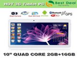 DHL Free Shipping 2015 Newest MTK6582 Quad Core 3G Phone 10 inch Tablet PC 2GB RAM 16GB ROM 5.0MP Bluetooth GPS tablet 7 9 10-in Tablet PCs from Computer
