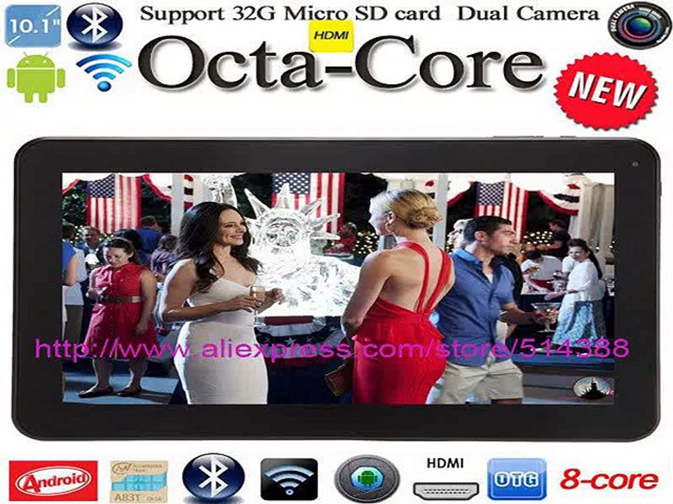 10.1'-'-inch  Allwinner A83t Octa core Tablet 16gb 2.0 Ghz / Android 5.1 OS / 1GB Ram / 16GB Rom Dual Camera / Hdmi Wifi Bluetooth-in Tablet PCs from Computer