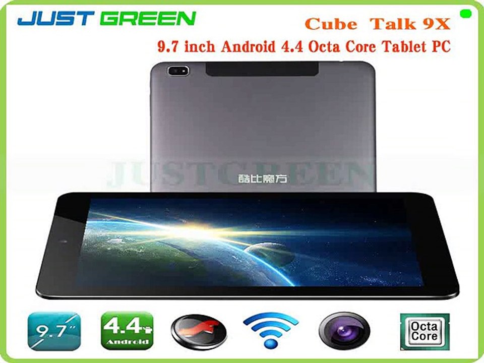 9.7'-'- IPS Retina Cube U65GT Talk9X Talk 9X MT8392 Octa Core 2GB RAM 16GB/32GB Android 4.4 3G Phone Call Tablet PC 8MP Camera GPS-in Tablet PCs from Computer