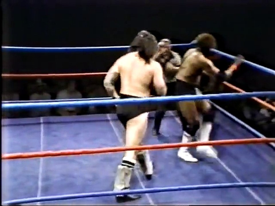 Bruiser Brody squash match and promo
