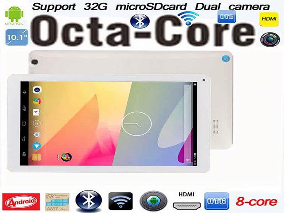 Free  shipping for 10.1 inch octa core   Tablet  1G RAM 16GB ROM  1024*600 LCD with Wifi HDMI  Buletooth  dual camera-in Tablet PCs from Computer