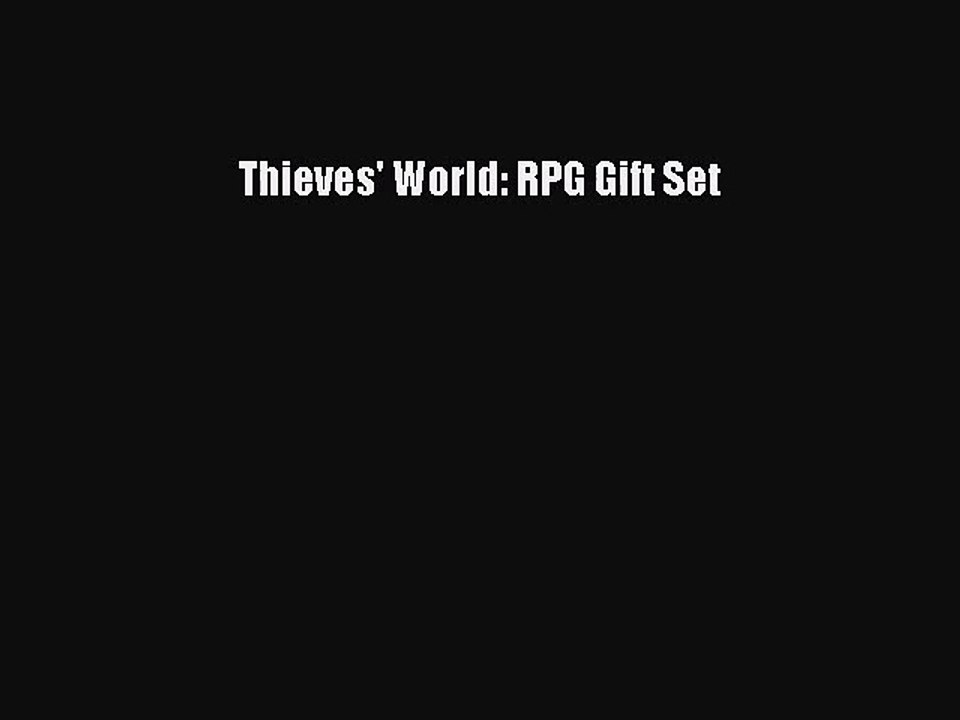 [PDF Download] Thieves' World: RPG Gift Set [PDF] Full Ebook