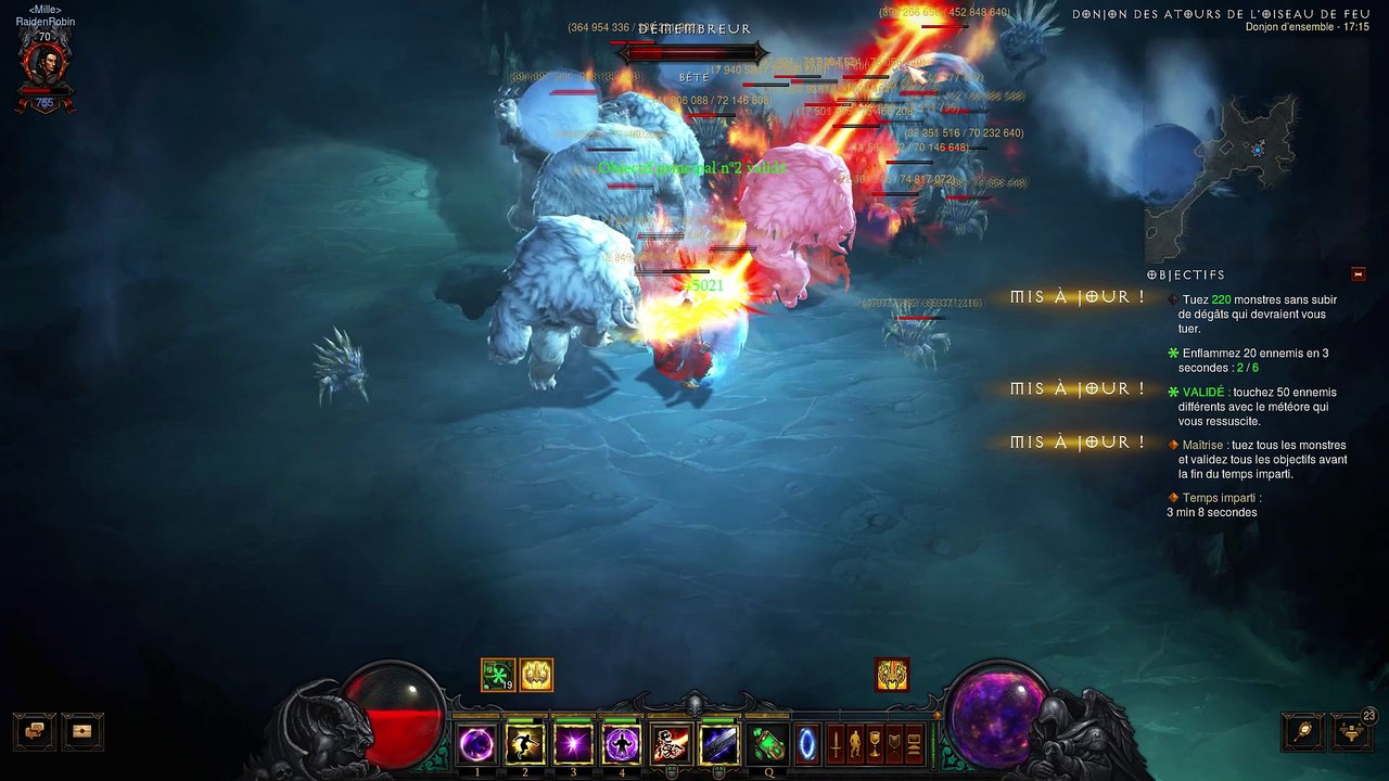 Diablo 3 Donjon d'ensemble Sorcier Oiseau de Feu 2.4