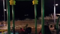 Des vagues géantes s'écrasent sur les côtes chiliennes