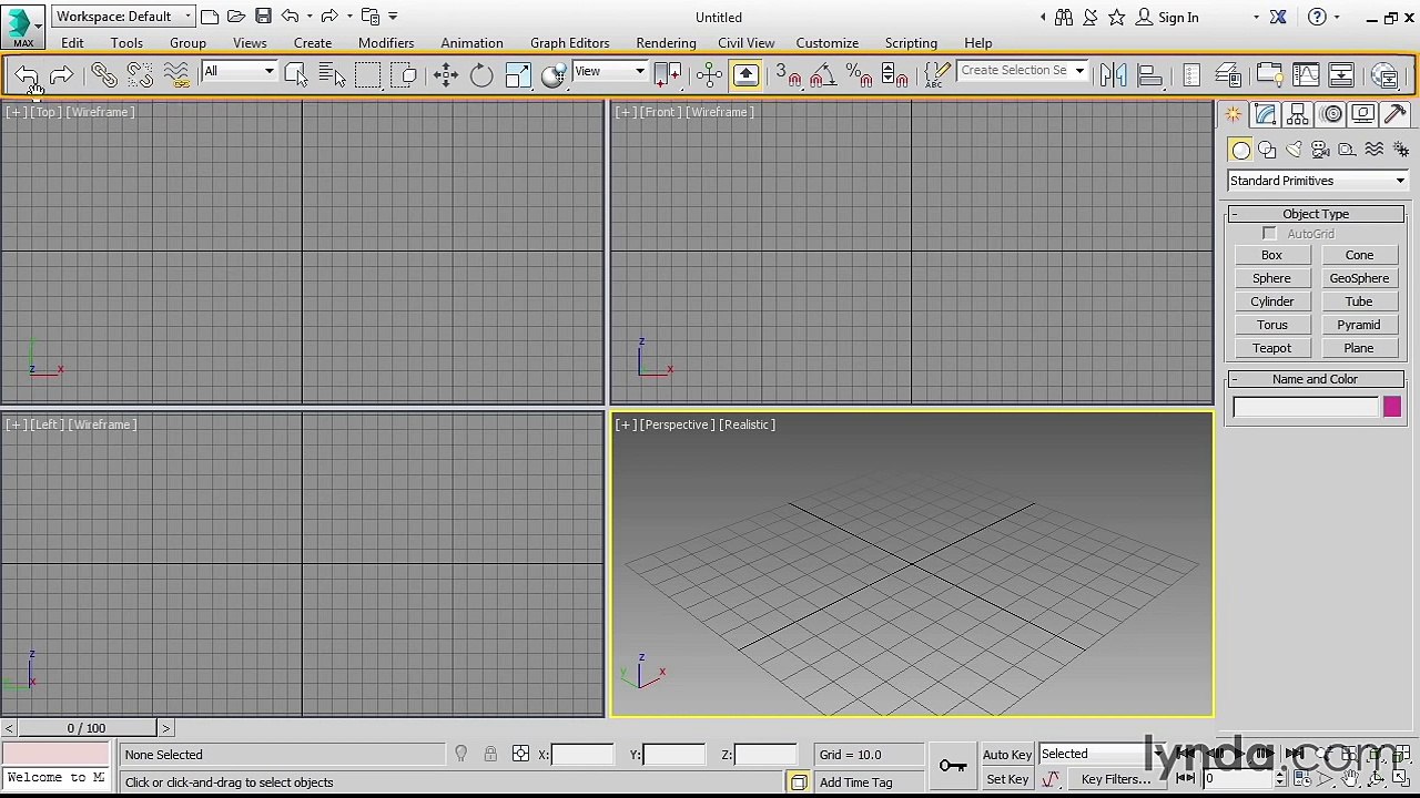 03 01 Getting familiar with the interface - 3ds Max 2016part66