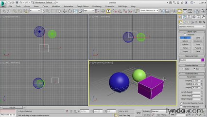 03 02 Using the Create and Modify panels - 3ds Max 2016 part8