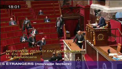 Projet de loi immigration : intervention d'Eric Ciotti