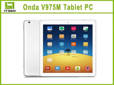 ONDA V975M 9.7 inch Ultra Slim Tablet PC Android 4.3 Quad Core Amlogic A9 Retina 2GB RAM 32GB ROM Bluetooth Wifi Dual Camera-in Tablet PCs from Computer