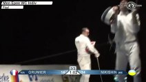 Dernière touche - CdM EH Heindeheim 2016 - Grumier (FRA) vs Nikishin (UKR)