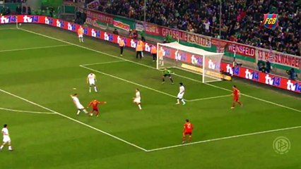 The welcome video for new goalkeeper Ter Stegen