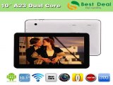 High Quality 10 inch Tablet PC Allwinner A23 Dual Core 1GB RAM 8GB ROM Dual Camera 1024*600 Capacitive Screen-in Tablet PCs from Computer
