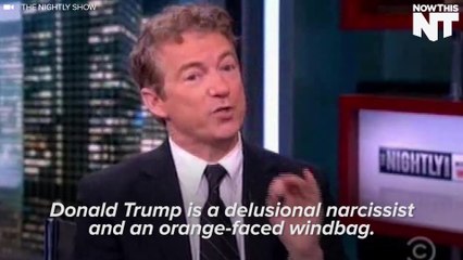 Rand Paul Slams "Orange-Faced Windbag" Trump