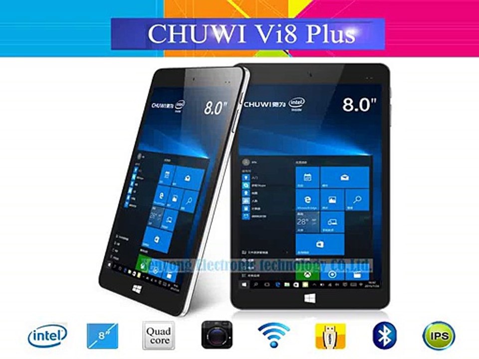 Original Chuwi Vi8 Plus Windows 10 Tablet PC 8.0'-'- IPS 1280x800 Intel Cherry Trail X5 Z8300 Quad Core 1.84GHz HDMI Type C-in Tablet PCs from Computer