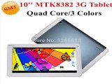 10 inch 3G Quad Core Phone tablet built in Sim card slot Bluetooth MTK8382 QUAD Core Android 4.2  Dual camera Tablet PC-in Tablet PCs from Computer
