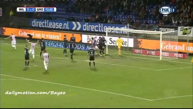 Dries Wuytens Goal - Willem II 1-0 Groningen - Netherlands - Eredivisie 26.01.2016