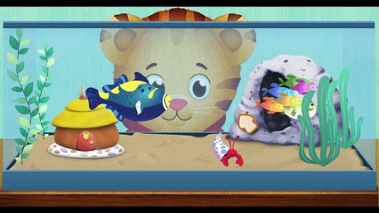 下载视频: Daniel Tigers Neighborhood My Fish Tank Animation PBS Kids Cartoon Game Play