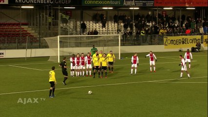 Aux Pays-Bas, l'équipe du NAC Breda s'offre une combinaison bien ratée sur coup franc
