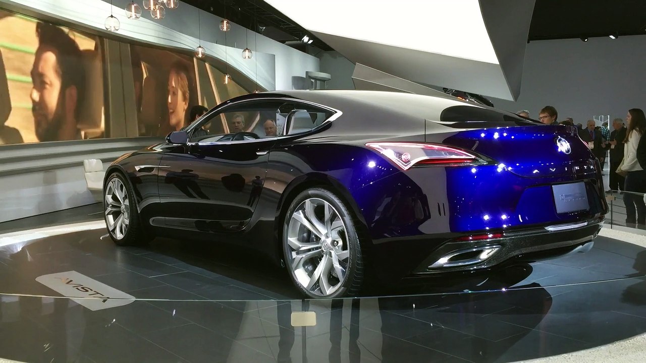 The Buick Avista concept car at the 2016 Detroit NAIAS auto show