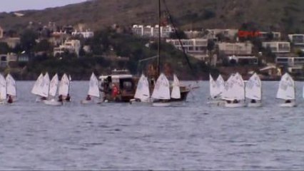 Bodrum Yelkenciler Soğukla da Mücadele Etti