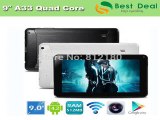 2014 Newest Cheapest 9 inch Tablet PC Allwinner A33 Quad Core 1.5Ghz CPU 8GB ROM Bluetooth Android 4.4 Google Play Skype  Gifts-in Tablet PCs from Computer