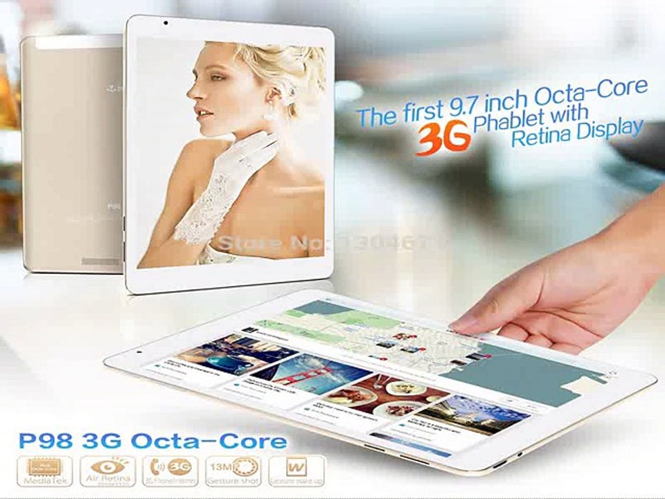 Teclast P98 3G Octa Core MTK8392 Tablet PC Retina 9.7inch 2048x1536 Dual Camera 13.0MP Android 4.4 GPS WCDMA Phone Call 2GB/16GB-in Tablet PCs from Computer