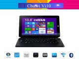Original Chuwi Vi10 Dual Boot Tablet PC Inter Z3736F Quad Core 2.16GHz windows 8.1 Android 4.4 10.6 1366x768 2GB RAM 32GB/64GB-in Tablet PCs from Computer