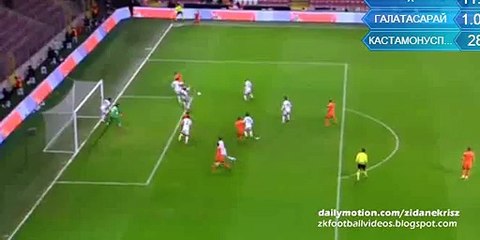 1-0 Sinan Gümüş SUPER Goal Galatasaray v. Kastamonuspor 26.01.2016 HD