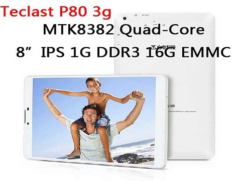 Teclast P80 3G 8 IPS Retina Android4.2 WCDMA/GSM Tablet PC MTK8382 Quad Core 1GB LPDDR2 16GB eMMC Bluetooth WiFi-in Tablet PCs from Computer